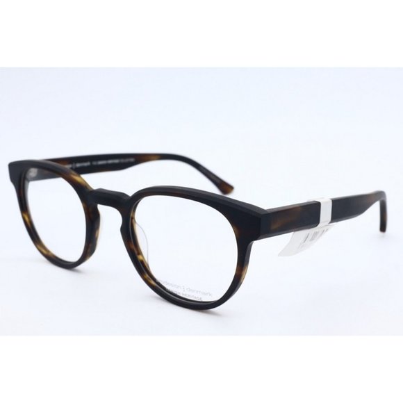 New Prodesign Denmark 4787 c.5531 Oval Havana Eyeglasses Demo Lenses 49mm